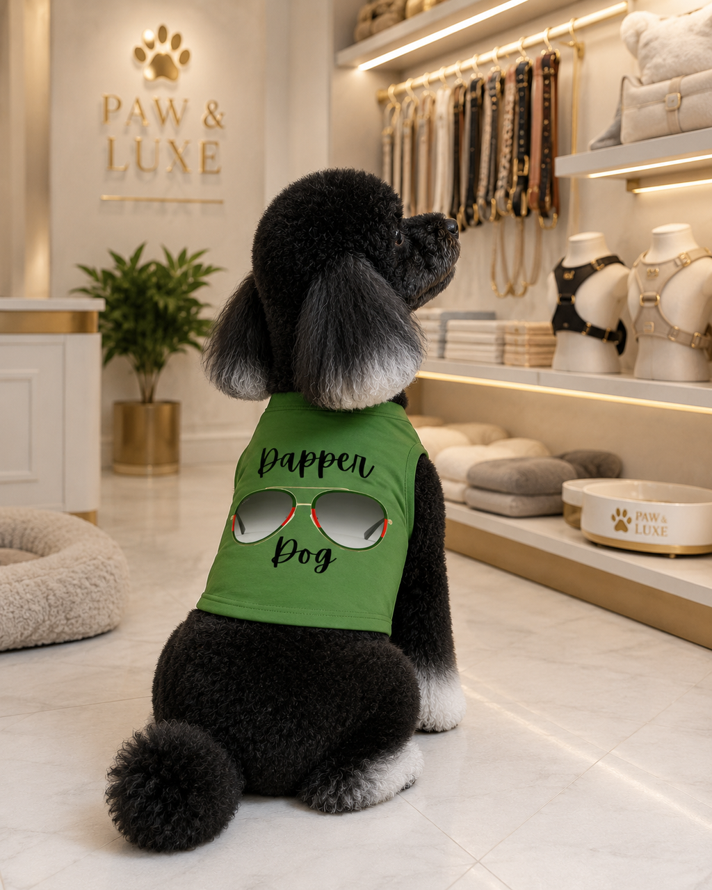Designer Dapper Dog Tee